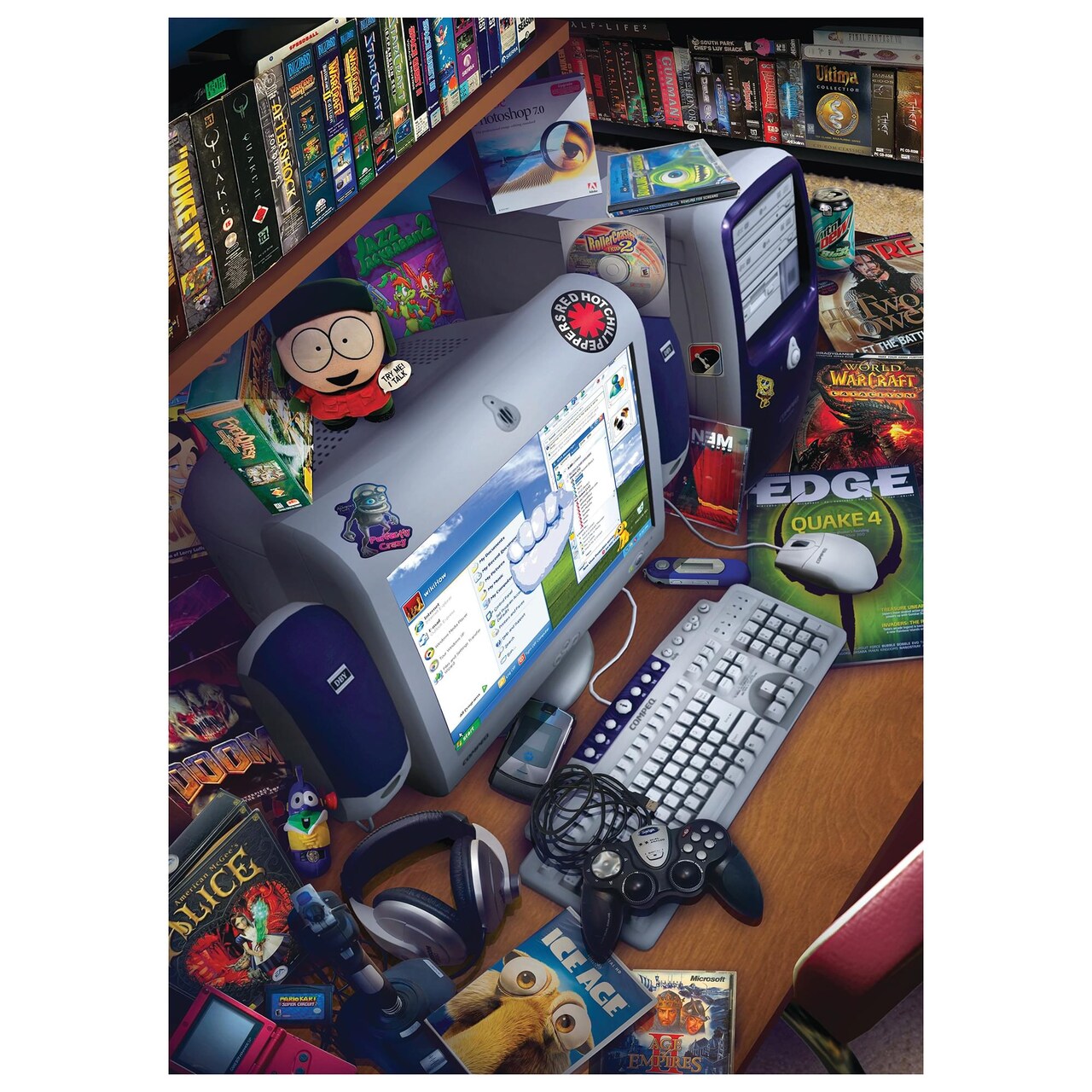 PC Gaming Glory 1000-Piece Jigsaw Puzzle | Toynk Exclusive